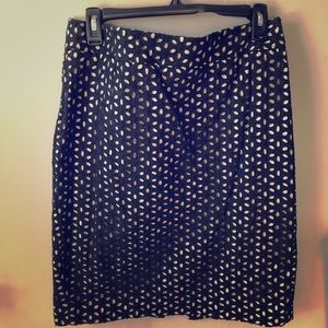 LOFT Cutout Skirt Size 10